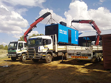 On its way to a client